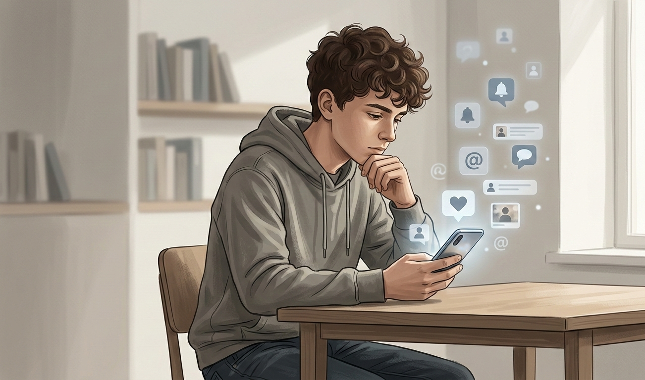 تأثير وسائل التواصل الاجتماعي على الصحة النفسية