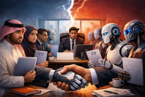 تنافس الذكاء الاصطناعي و البشر على الوظائف