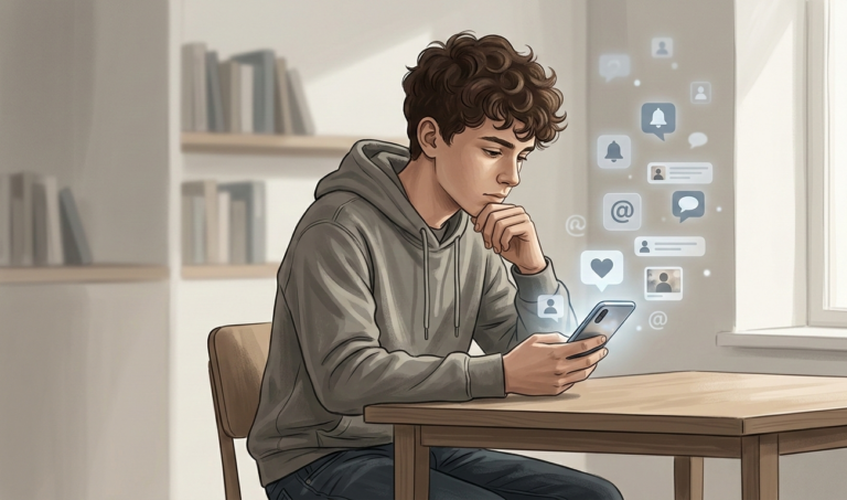 تأثير وسائل التواصل الاجتماعي على الصحة النفسية